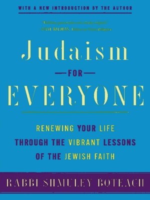 cover image of Judaism for Everyone